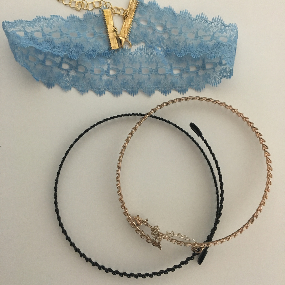 Choker Bundle - Lace & Metal